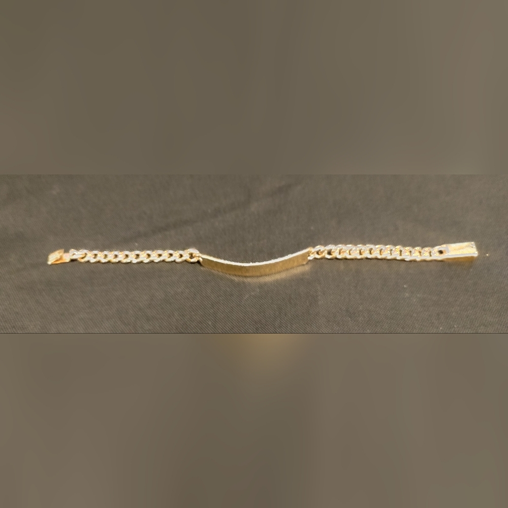 Child's Bracelet Vintage Gold Plated 5and 3/4" (#103)